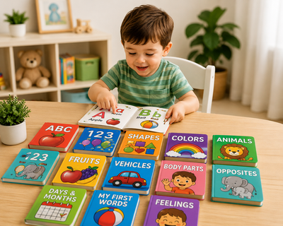 12-Piece Kids Learning Books Set