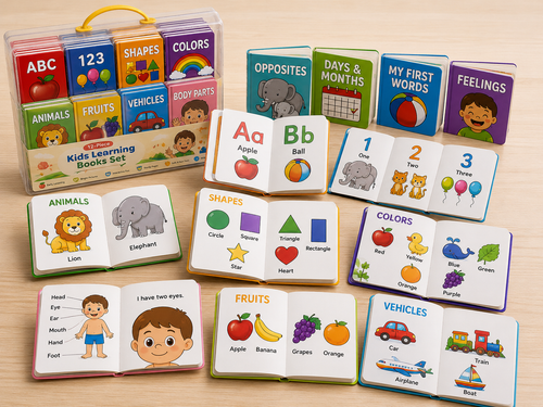 12-Piece Kids Learning Books Set