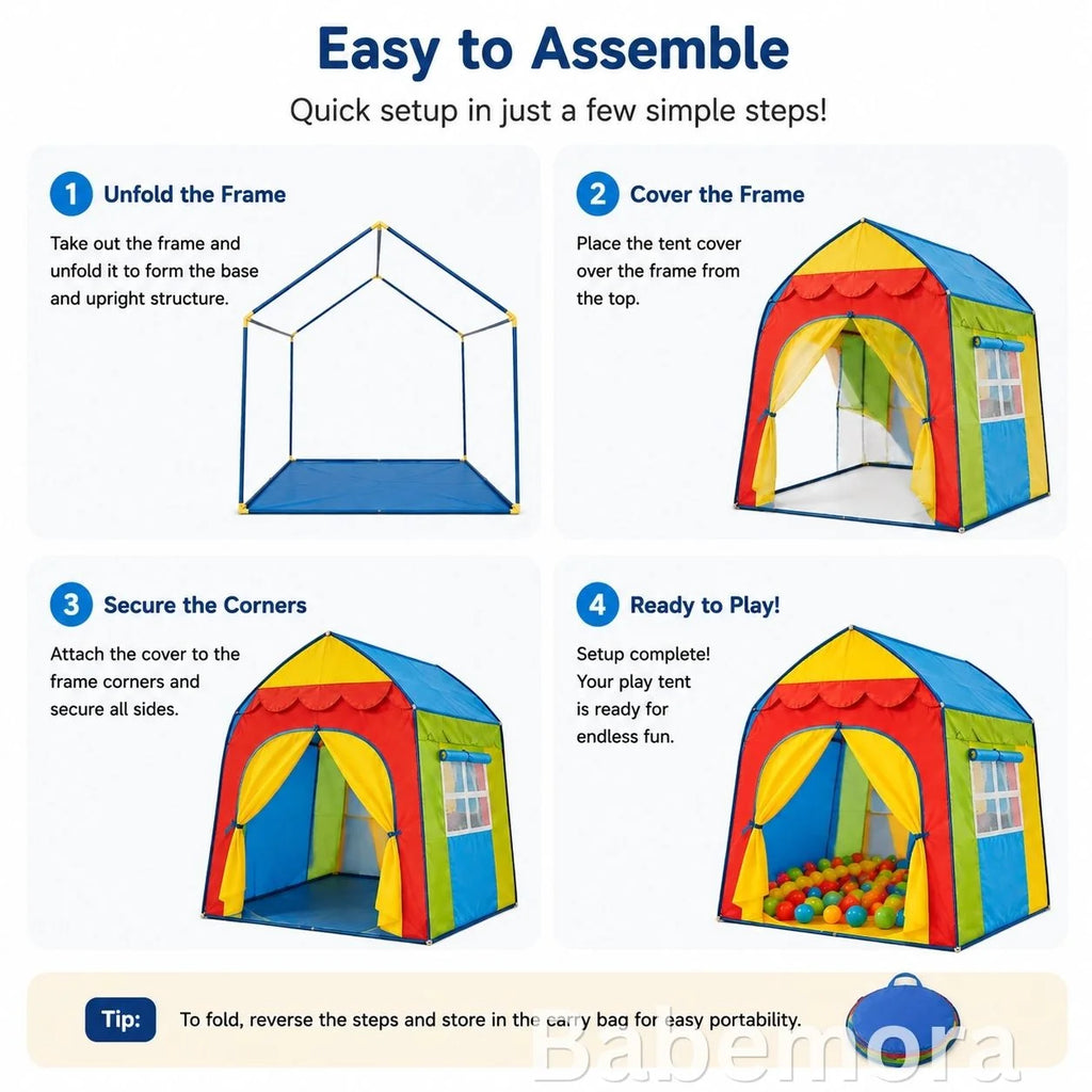 Big Tent Series Play House Tent - Multicolor