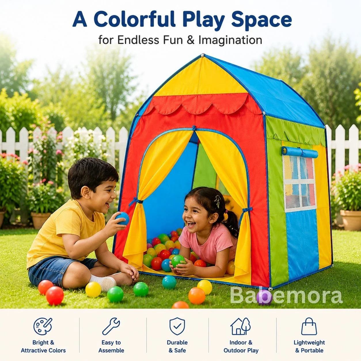Big Tent Series Play House Tent - Multicolor
