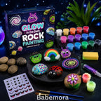 Glow in the Dark Rock Painting Kit - Kids Edition