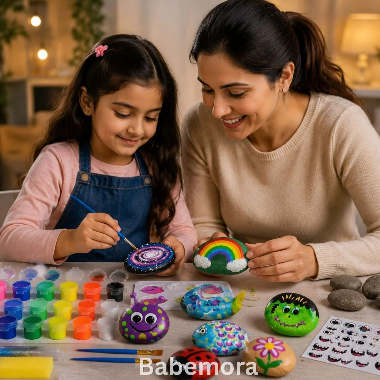 Glow in the Dark Rock Painting Kit - Kids Edition