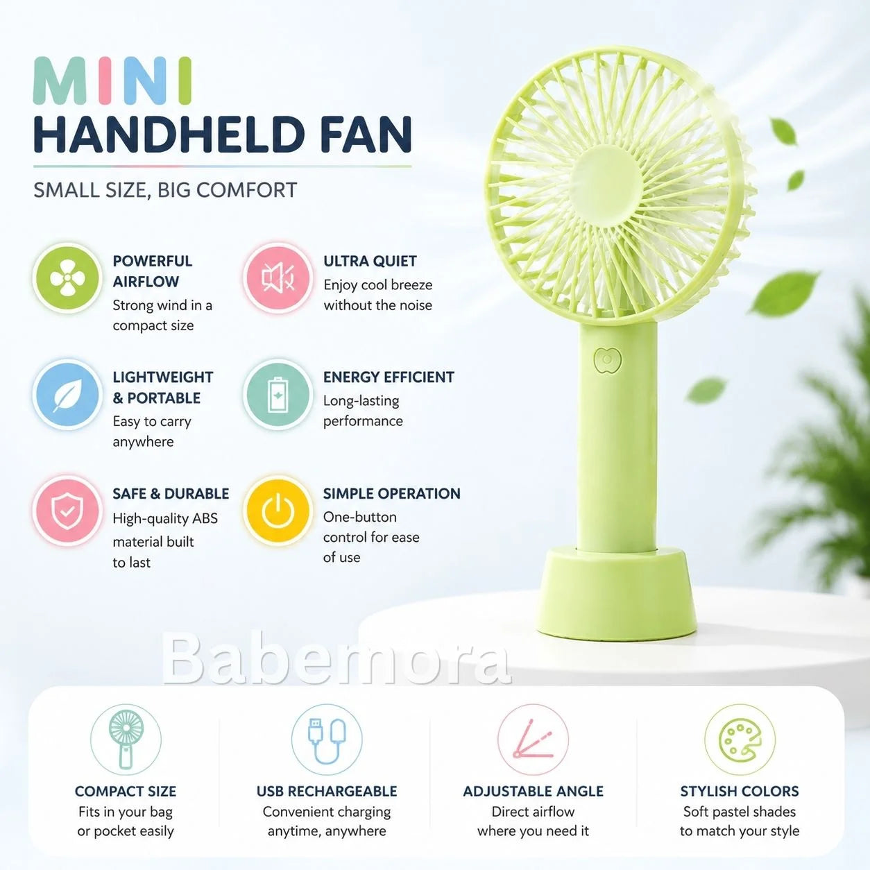 Mini Handheld Fan