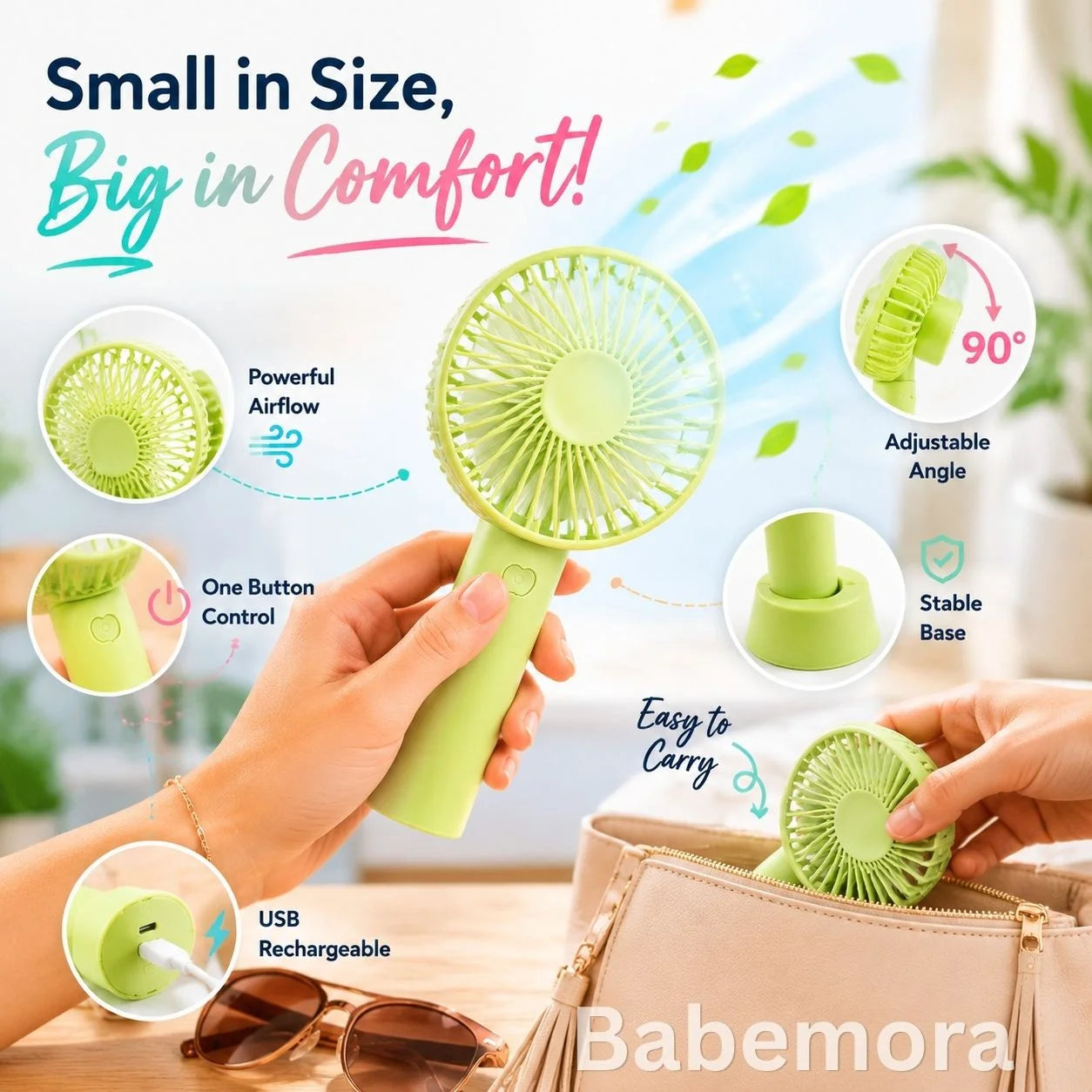 Mini Handheld Fan