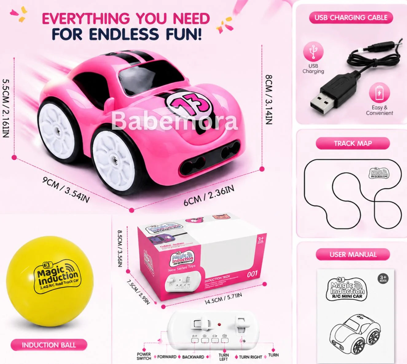 Mini Remote & Induction Car
