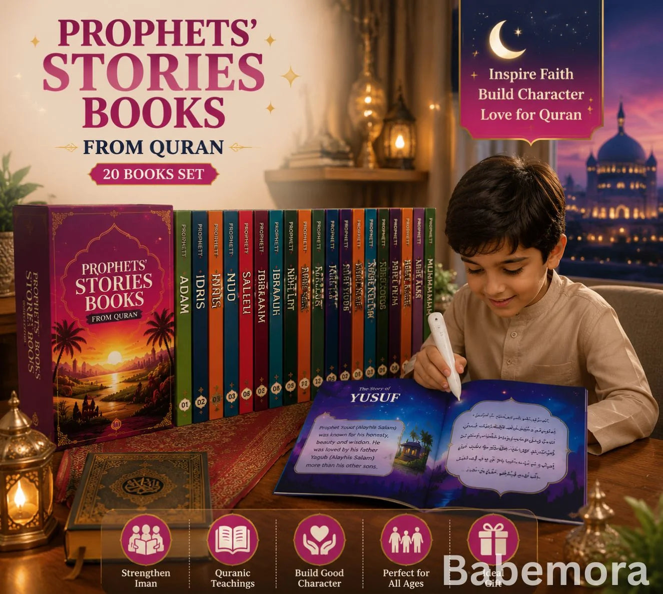 Prophets' Stories Books from Quran