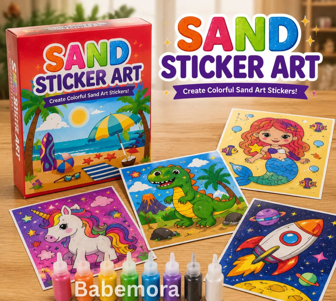 Sand Sticker Art